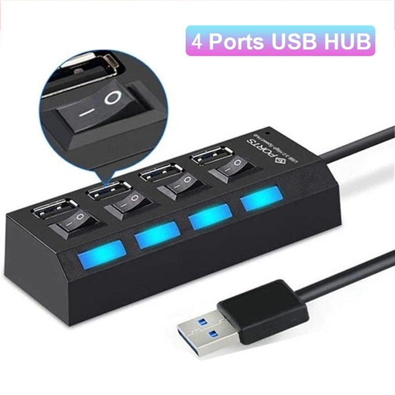 Multi Port Usb Hub - 4 w 1 USB HUB Przełącznik