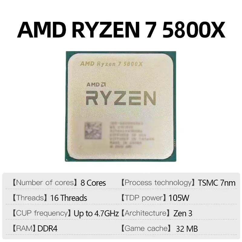 Procesor AMD Ryzen 7 5800X 7nm – Amd Cpu Ryzen 7 recenzja i cena