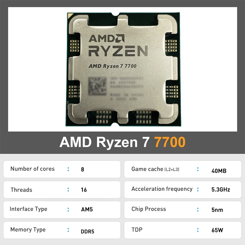 AMD Ryzen 7 7700 R7 7700 CPU 8 – Amd Cpu Ryzen 7 recenzja i cena