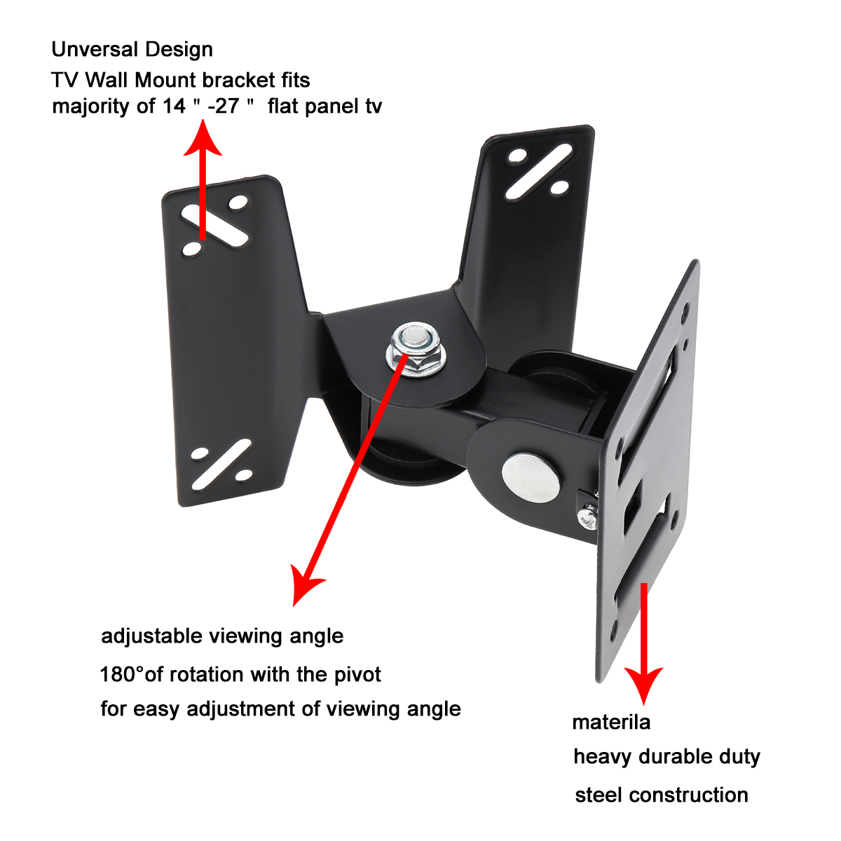 Uniwersalny regulowany uchwyt  – Flat Panel Mount Tilt recenzja i cena
