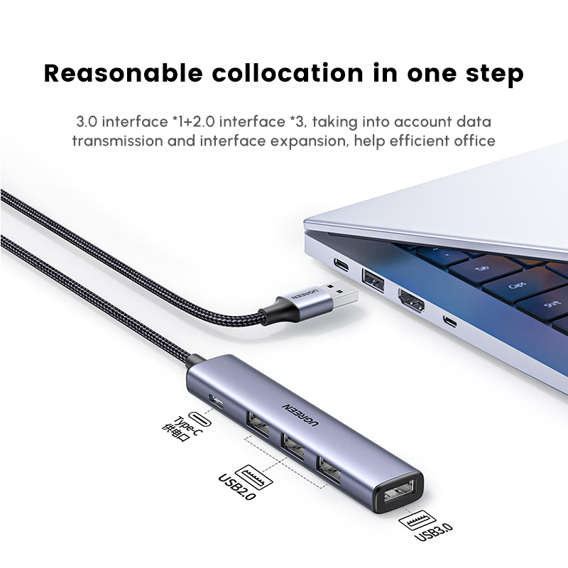 Hub USB UGREEN z 4 portami USB – Multi Port Usb Hub recenzja i cena