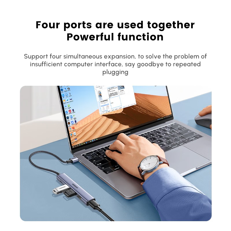 Hub USB UGREEN z 4 portami USB – Multi Port Usb Hub recenzja i cena