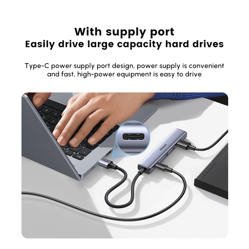 Hub USB UGREEN z 4 portami USB – Multi Port Usb Hub recenzja i cena