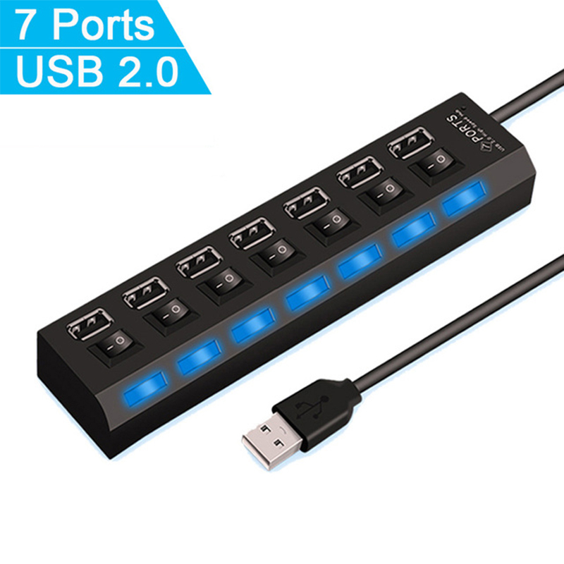 Rozdzielacz USB 2.0 z 7 portam – Multi Port Usb Hub recenzja i cena