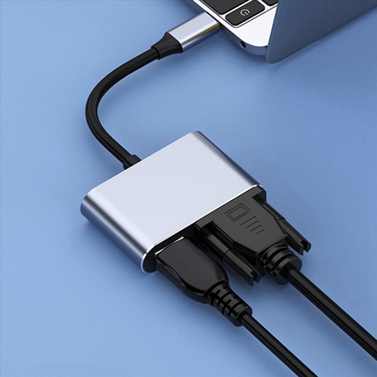 Adapter ABDH 2X USB C na HDMI  – Multi Port Usb Hub recenzja i cena